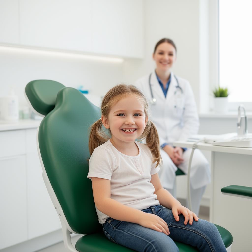 Happy child after a successful, chemical-free lice treatment
